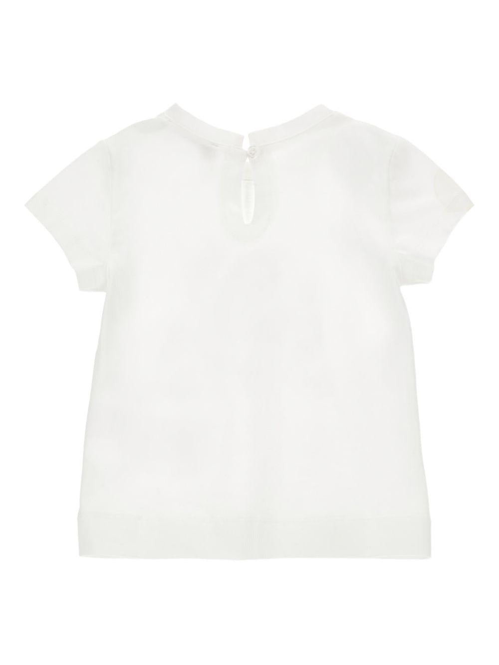 T-shirt per neonata Monnalisa bianca con stampa coniglietta 39G608 7002 0001 MONNALISA KIDS 