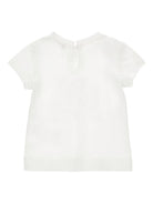 T-shirt per neonata Monnalisa bianca con stampa coniglietta 39G608 7002 0001 MONNALISA KIDS 
