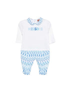 Tutina per neonato Missoni Kids multicolore con motivo a zig zag MYB510 Z3674 600AZ MISSONI KIDS 