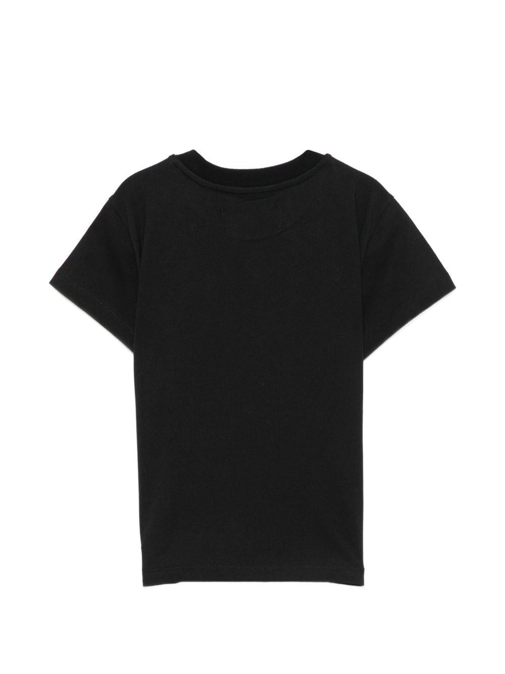 T-shirt per bambino Amiri Kids nera con stampa grafica tigre ACTOJR1031 001 AMIRI KIDS 