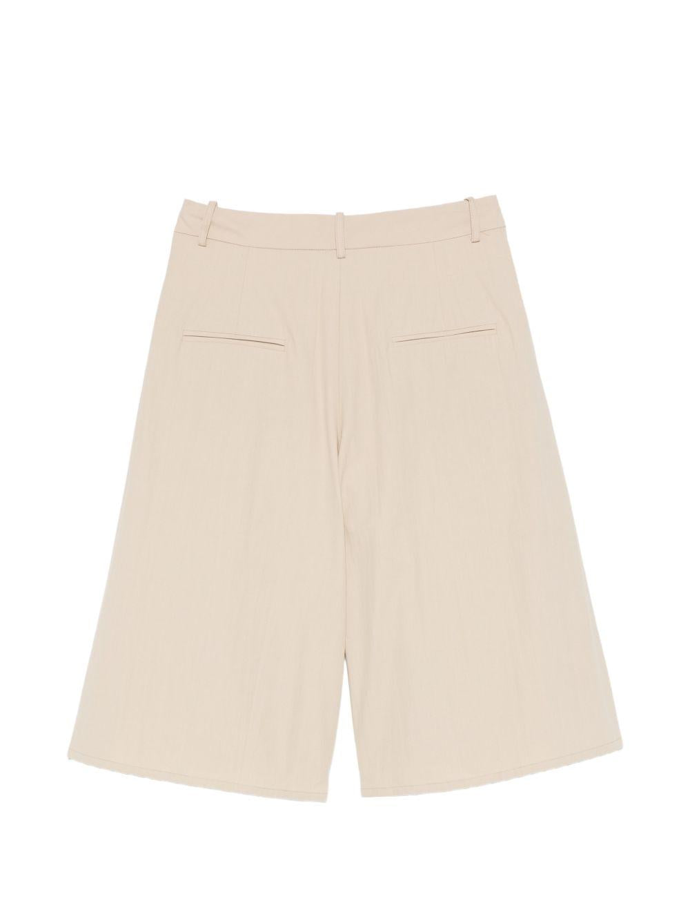 Shorts per donna Alysi beige con design  plissettato 116146 P6007 AVENA ALYSI 