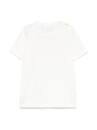 T-shirt per neonata Versace Kids bianco con stampa logo oro 10185701A13238 2W070 VERSACE KIDS 