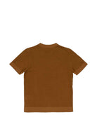 T-shirt per bambino Paolo Pecora Kids marrone con motivo a nido d'ape PP4179 CAFFE PAOLO PECORA KIDS 