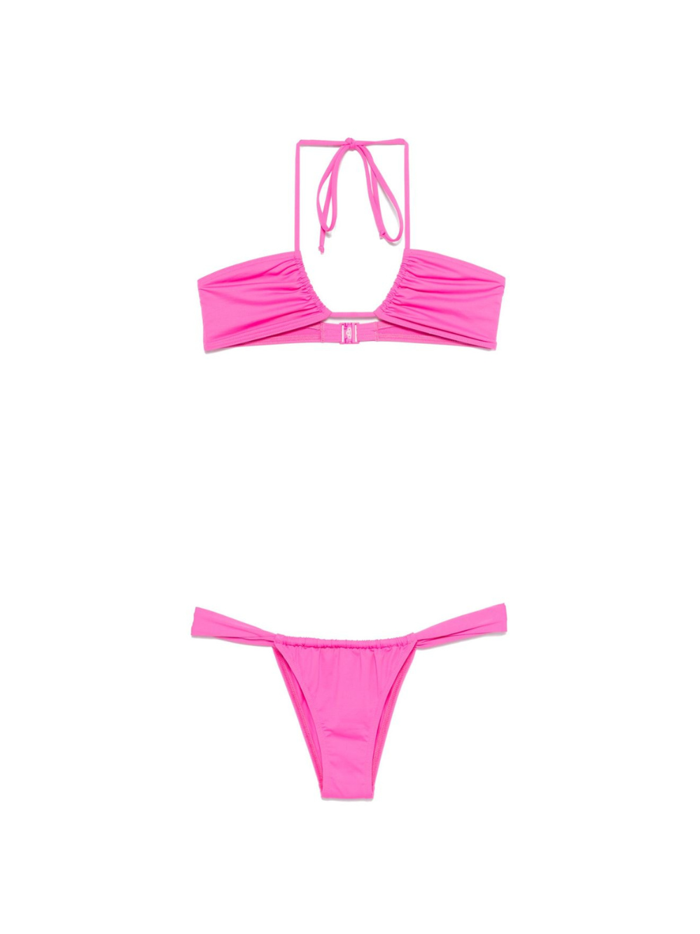 Bikini per donna MC2 Saint Barth fucsia con laccetti NOE0001 00142H MC2 ST. BARTH 