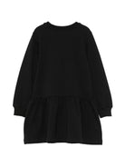 Abito per bambina Moschino Kids nero con dettaglio Teddy Bear HAV0H7LDA63 60100 MOSCHINO KIDS 