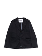 Giacca per bambino DONDUP Kids blu con revers a lancia DMGC0240RA029 4000 DONDUP KIDS 