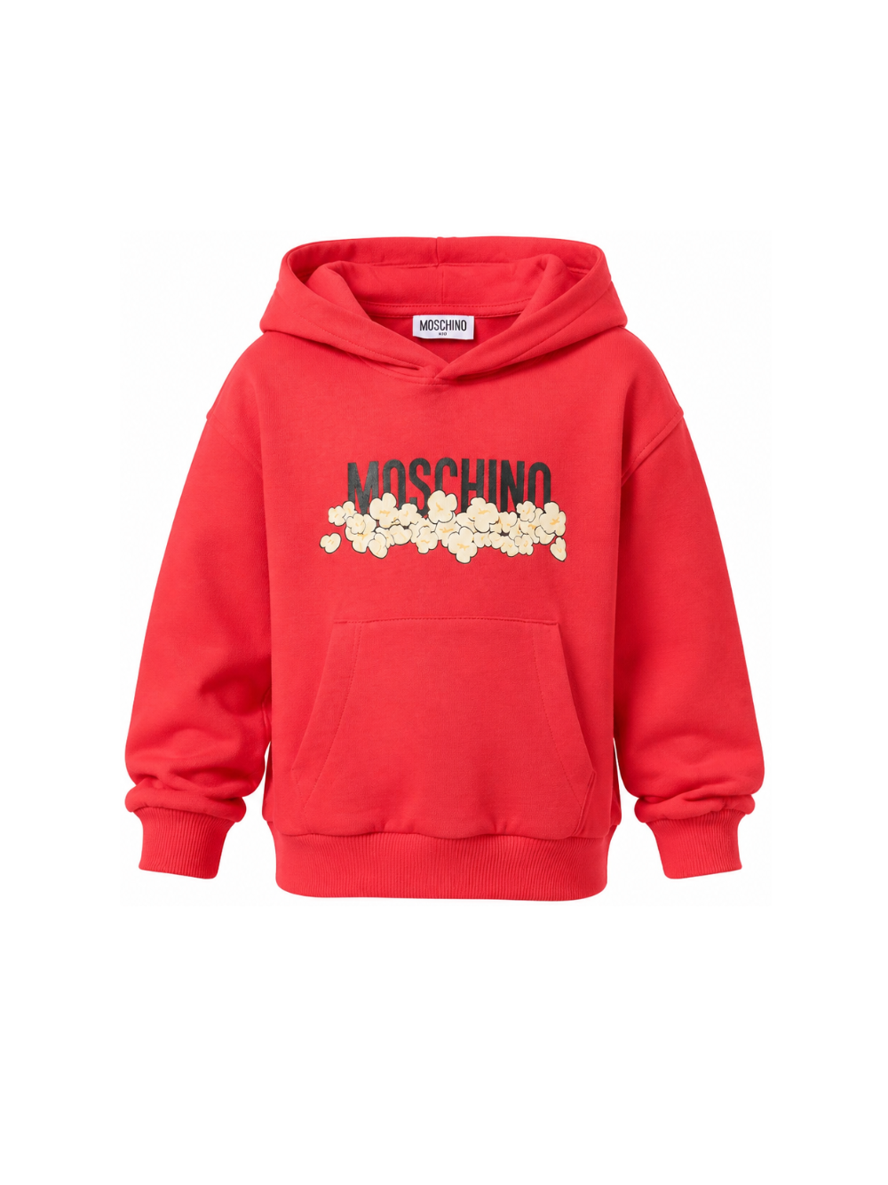 Felpa per bambini Moschino Kids rossa con stampa grafica HUF09ZLCA83 50109 MOSCHINO KIDS 