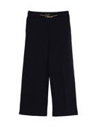 Pantaloni per bambina Chloé Kids blu con dettaglio a catena C20630 859 CHLOE' KIDS 