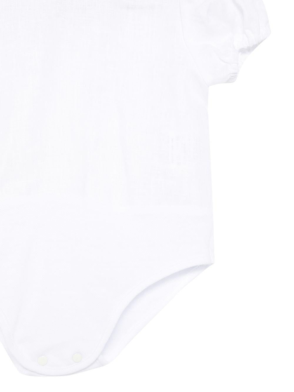 Set t-shirt e body per neonati La Stupenderia bianco con colletto alla Peter Pan 2TBCT54 I12 LA STUPENDERIA KIDS 