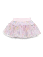 Gonna per neonata Monnalisa rosa a fiori 31E702 5664 0090 MONNALISA 