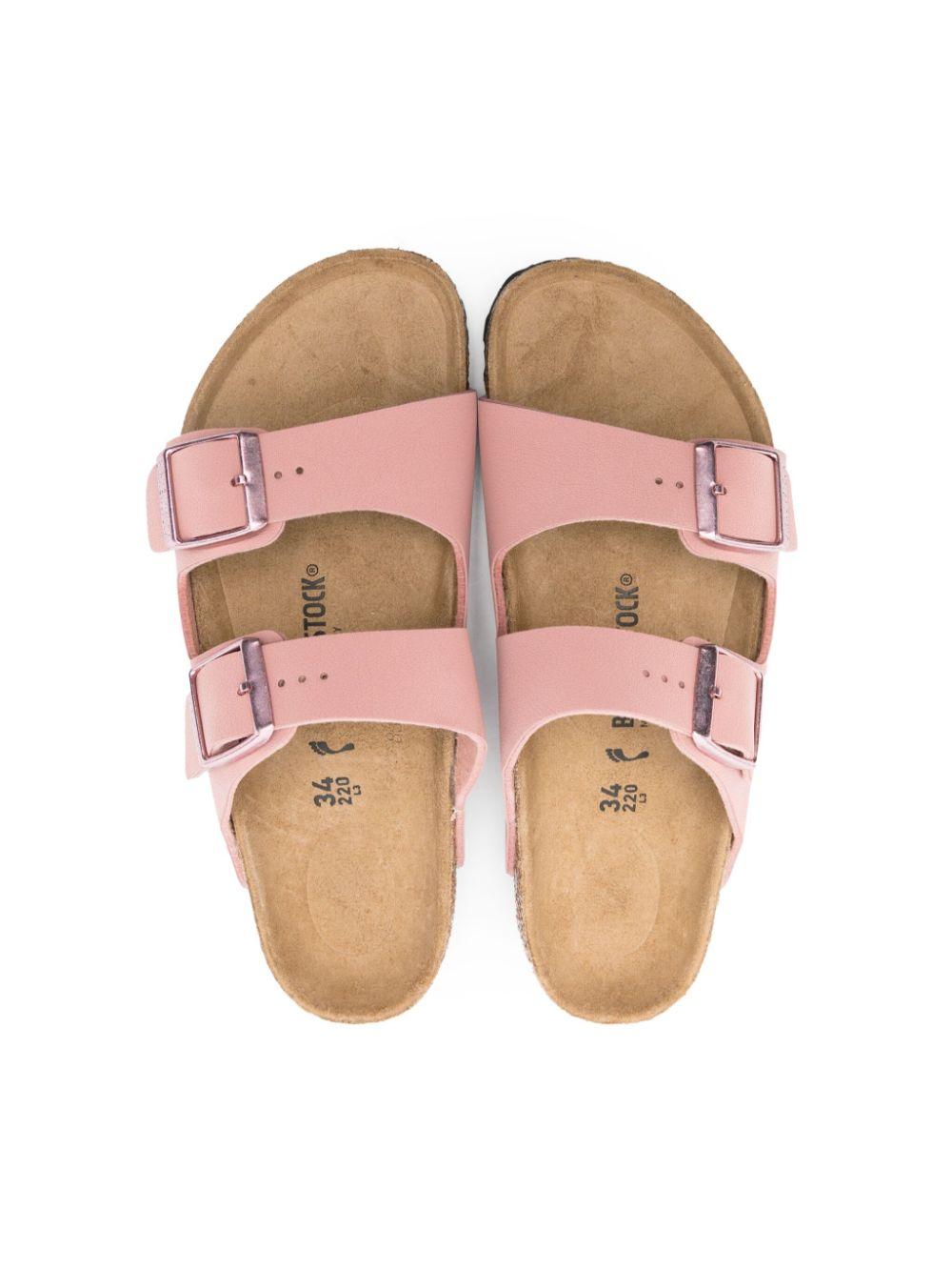 Ciabatte Arizona per bambina Birkenstock Kids rosa con doppia fascia 1026423 PINK BIRKENSTOCK KIDS 