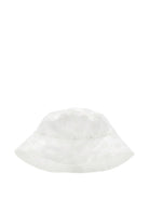 Cappello bucket per bambina Monnalisa bianco con motivo a fiori 17G004 7043 0099 MONNALISA 