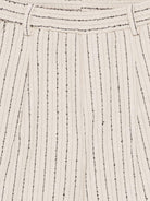 Shorts per bambino Paolo Pecora Kids beige con motivo a righe PP4311 BEIGE PAOLO PECORA KIDS 