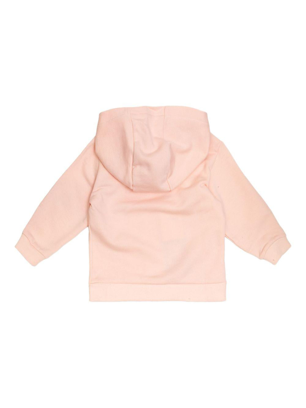 Felpa per neonata Fendi Kids rosa con logo ricamato BUH086 5V0 F0ZKY FENDI KIDS 
