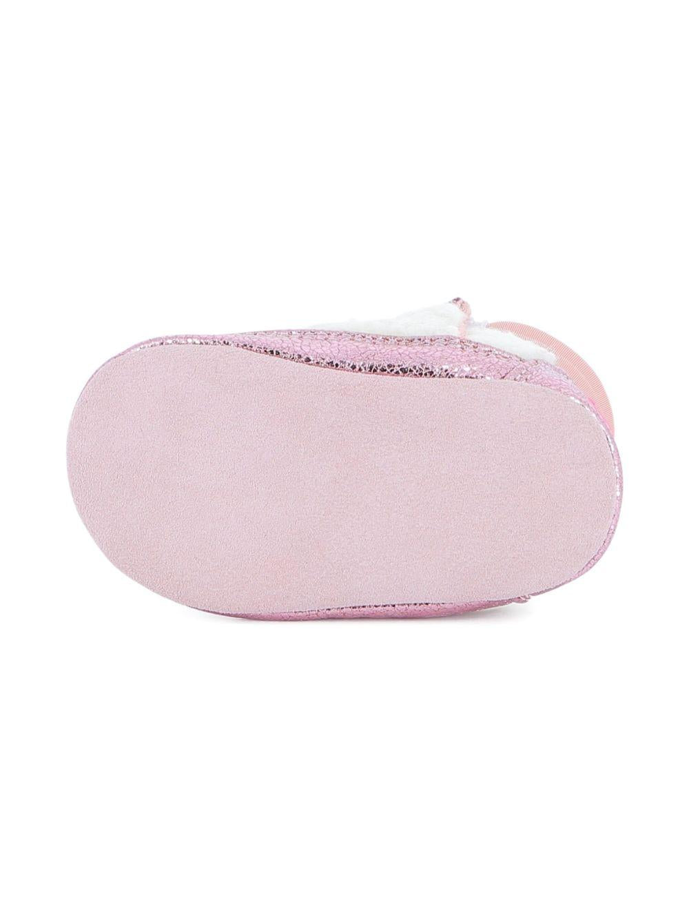 Stivali per neonata Billieblush rosa con bordo metallizzato U21482 Z41 BILLIEBLUSH 