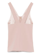 Abito per bambina Elisabetta Franchi La Mia Bambina rosa con scollo a V EFAB6240GA085 C041 ElISABETTA FRANCHI 