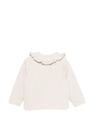 Piumino Hailley per bambina Molo beige con ruches 5S26M603 5645 MOLO KIDS 