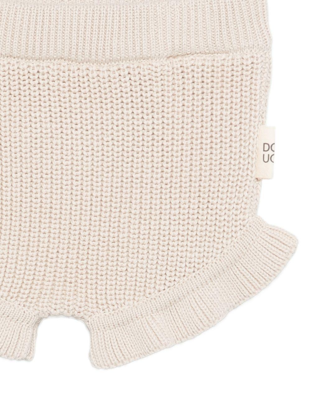 Shorts per neonati Douuod Kids beige con trama lavorata a maglia DY6009 X0011 870 DOUUOD KIDS 