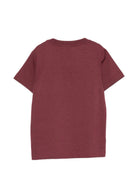 T-shirt per bambini Missoni Kids bordeaux con scritta logo multicolore MZ8H31 Z3672 530 MISSONI KIDS 