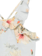 Top per bambina Zimmermann Kids azzurra con stampa floreale all-over 7284TS S263 ZIMMERMANN KIDS 