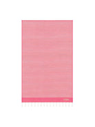 Telo mare MC2 Saint Barth bianco e fucsia con motivo a righe FOUT016 09140L MC2 ST. BARTH KIDS 
