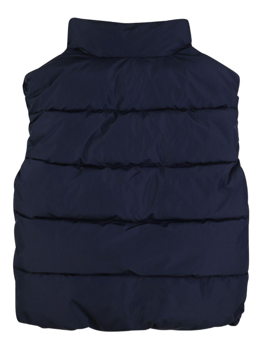 Gilet imbottito per bambino BOSS Kids blu con collo alto J52397 849 BOSS KIDS 