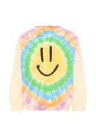 Felpa per bambini Molo Kids gialla con stampa tie-dye 2S26J205 9852 MOLO KIDS 