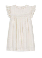 Abito per bambina Louise Misha Kids bianco con ricamo all-over GRI-S25-S0146 CREAM LOUISE MISHA 