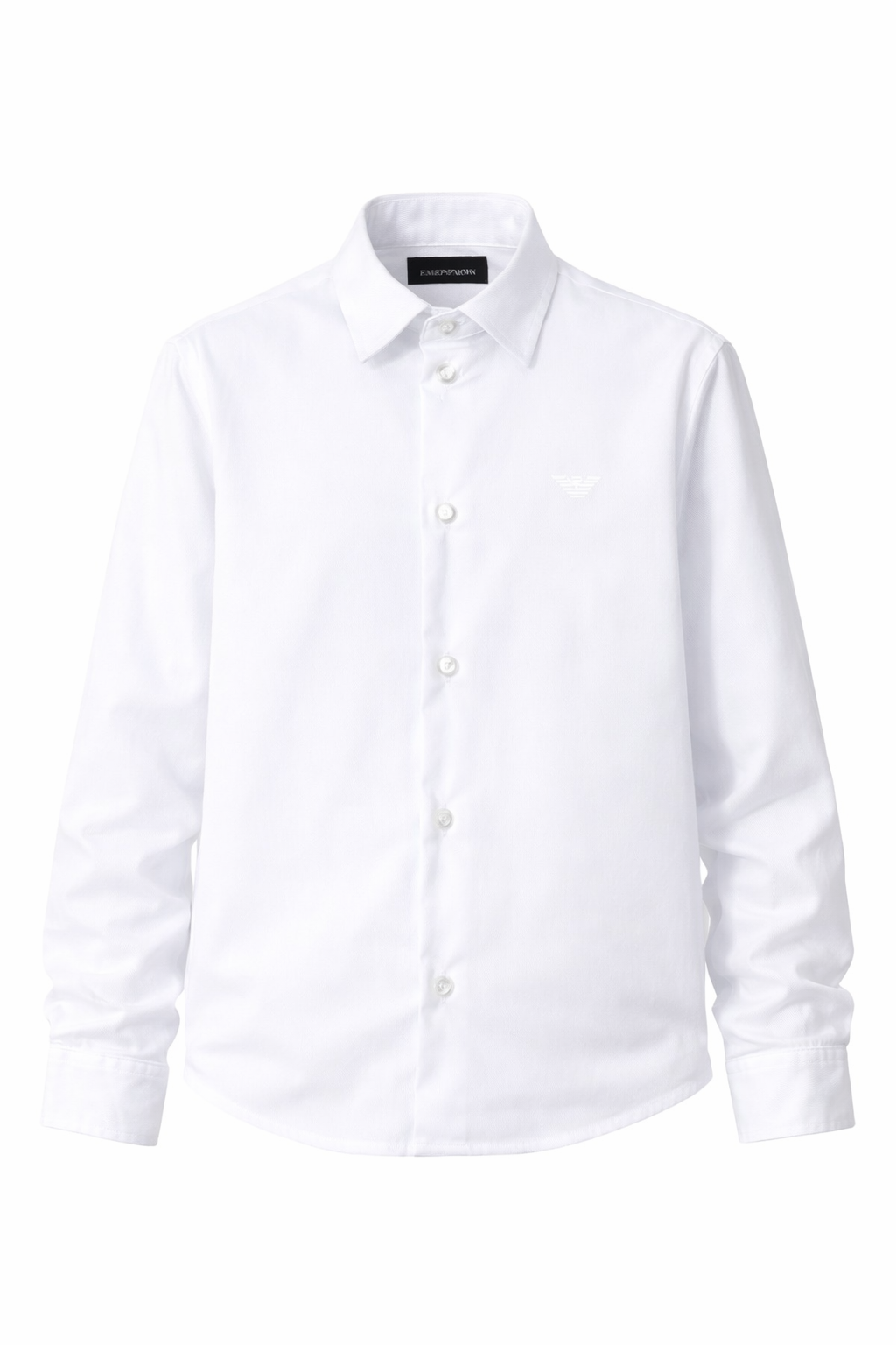 Camicia per bambino Emporio Armani Kids bianca con colletto a punta 8N4CJ0 1N06Z 0100 EMPORIO ARMANI KIDS 