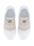Sneakers per bambina Givenchy Kids beige con scritta con logo H30910 184 GIVENCHY KIDS 