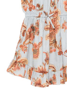 Tuta intera per bambina Zimmermann Kids azzurra con stampa floreale all-over 1897DS S261 ZIMMERMANN KIDS 