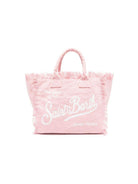 Borsa Vanity MC2 Saint Barth rosa con dettaglio frange VANI001 00135L MC2 ST. BARTH KIDS 