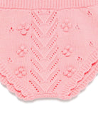 Shorts per neonata Louise Misha rosa con lavorazione a maglia FRC-S25-B0453 PINK LOUISE MISHA 