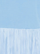 Abito in tulle per bambina Molo azzurro con spalline sottili incrociate 2S26E128 5637 MOLO KIDS 