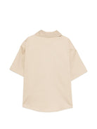 Camicia per bambino Paolo Pecora Kids beige con colletto classico PP4309 BEIGE PAOLO PECORA KIDS 