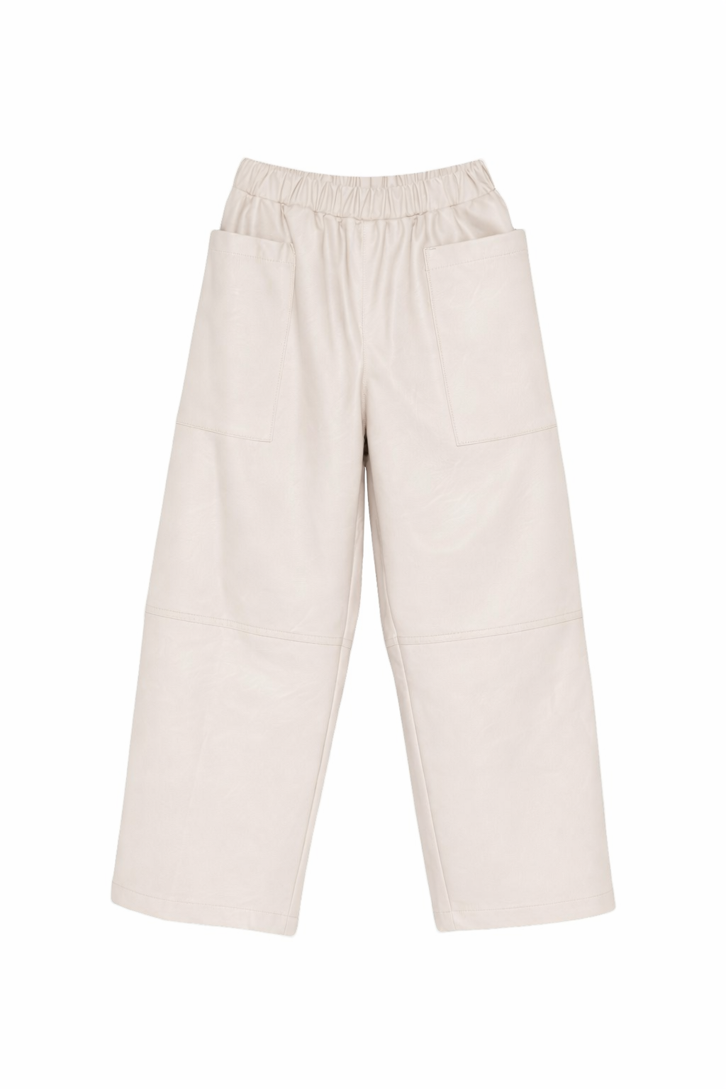 Pantaloni per bambina Douuod beige con vita elasticizzata DY6P61 H0076 108 DOUUOD KIDS 