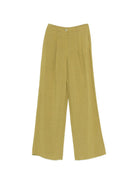 Pantaloni a pieghe Merci verde oliva a gamba larga P345L OLIVE MERCI 