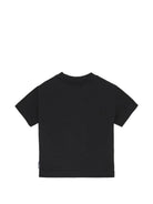 T-shirt per bambino Palm Angels Kids nera con stampa orso sul davanti PBAA003S26JER001 110 PALM ANGELS KIDS 