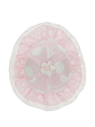 Cappello per bambina Monnalisa rosa modello bucket a pois 39G005 7662 9001 MONNALISA KIDS 