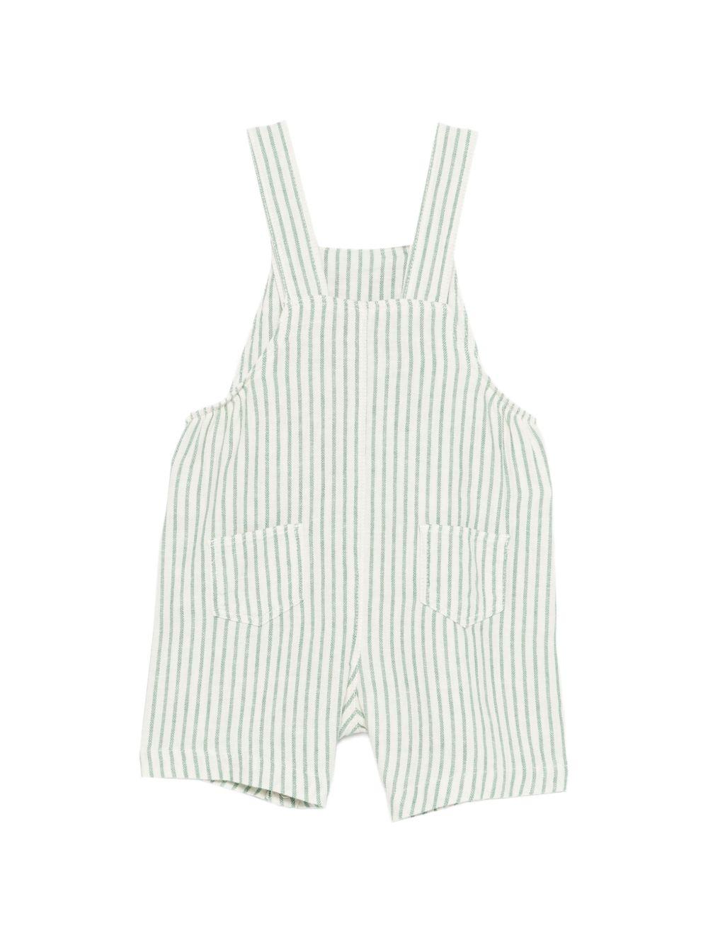 Salopette per neonato Petit Bateau multicolore con design a righe A0F4F 01 PETIT BATEAU KIDS 