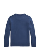 Maglione per bambino Polo Ralph Lauren Kids blu con maglia a intarsio 322B18571 001 Ralph Lauren kids 