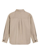 Camicia per bambini Dolce & Gabbana Kids beige con chiusura frontale con zip L44S54 FUFL3 M0208 DOLCE & GABBANA KIDS 