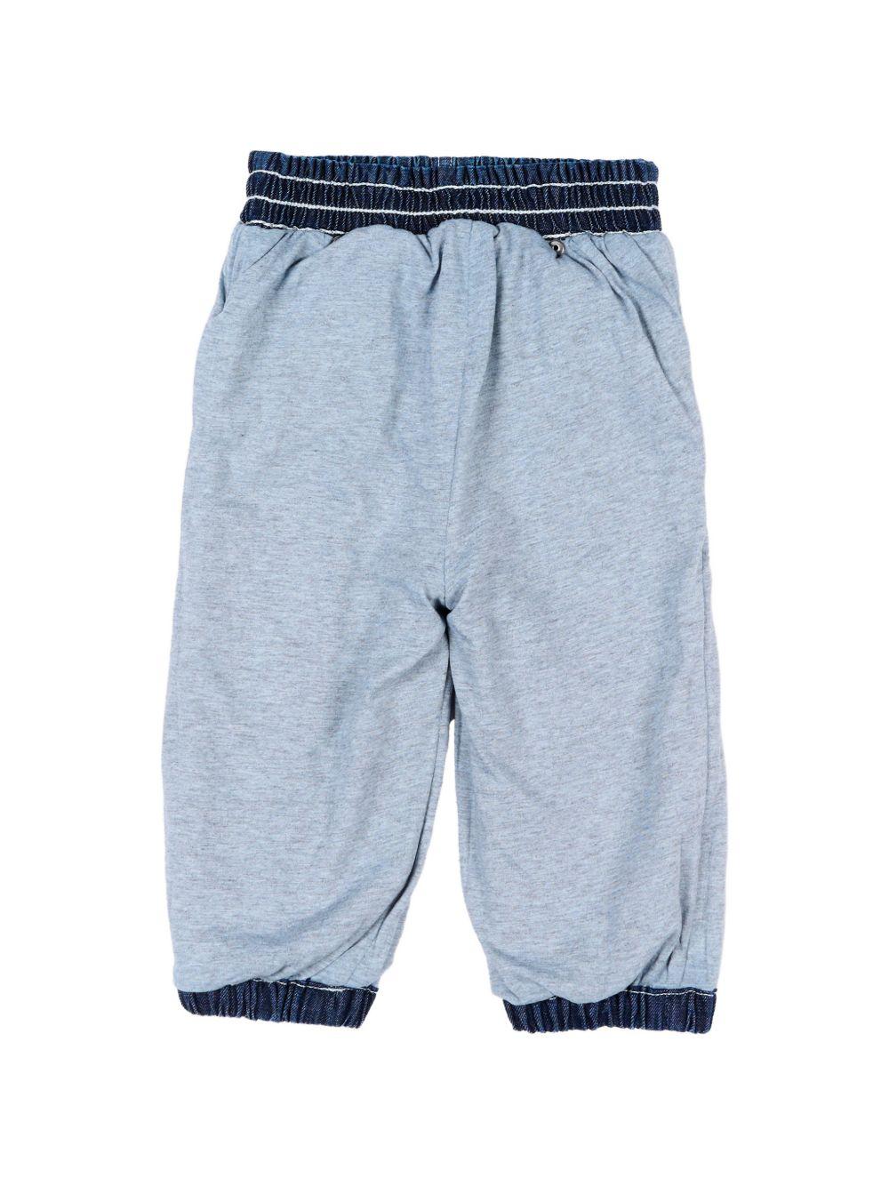 Jeans per neonato Stella McCartney Kids denim con stampa grafica sul davanti TZ6390 Z0522 664 STELLA McCARTNEY KIDS 