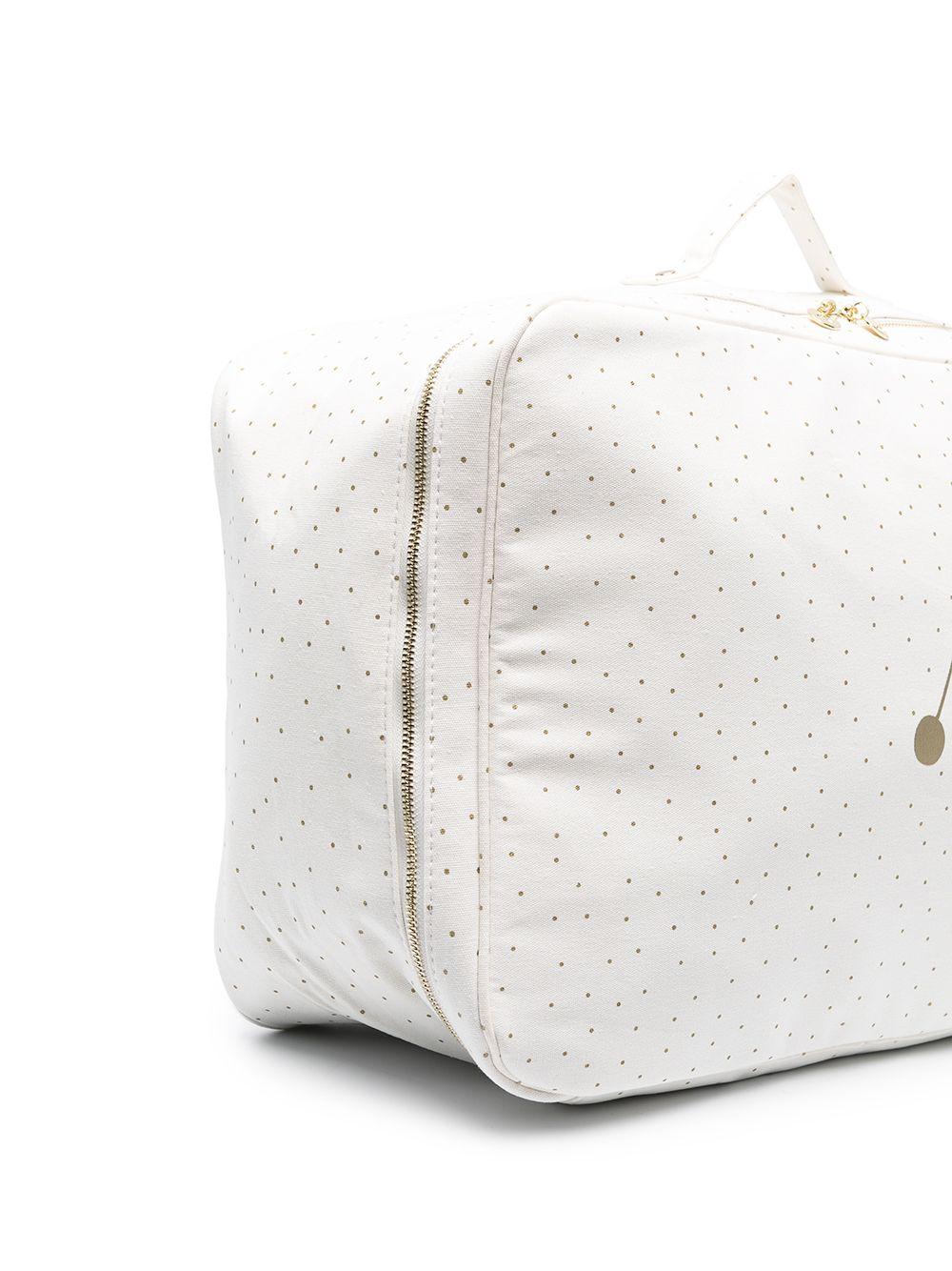 Borsa per neonati Bonpoint bianca con stampa a pois PEENDUIVAL3 132 BONPOINT KIDS 