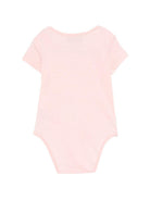 Body per neonata Moschino Kids rosa con stampa Teddy Bear MUT04KLAA03 50209 MOSCHINO KIDS 