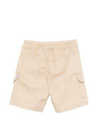 Shorts per neonato Moschino Kids beige con tasche MUQ01QLYA02 20829 MOSCHINO KIDS 