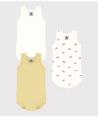 Set di tre body per neonati Petit Bateau multicolore senza maniche A0CZK 00 PETIT BATEAU KIDS 
