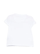 T-shirt per neonati John Richmond Junior bianca con dettaglio logo RIP26085TS WHITE JOHN RICHMOND KIDS 