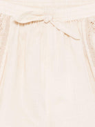 Shorts per bambina ZIMMERMANN Kids Lucky beige con decorazione con punto inglese 3865AS S252 ZIMMERMANN KIDS 