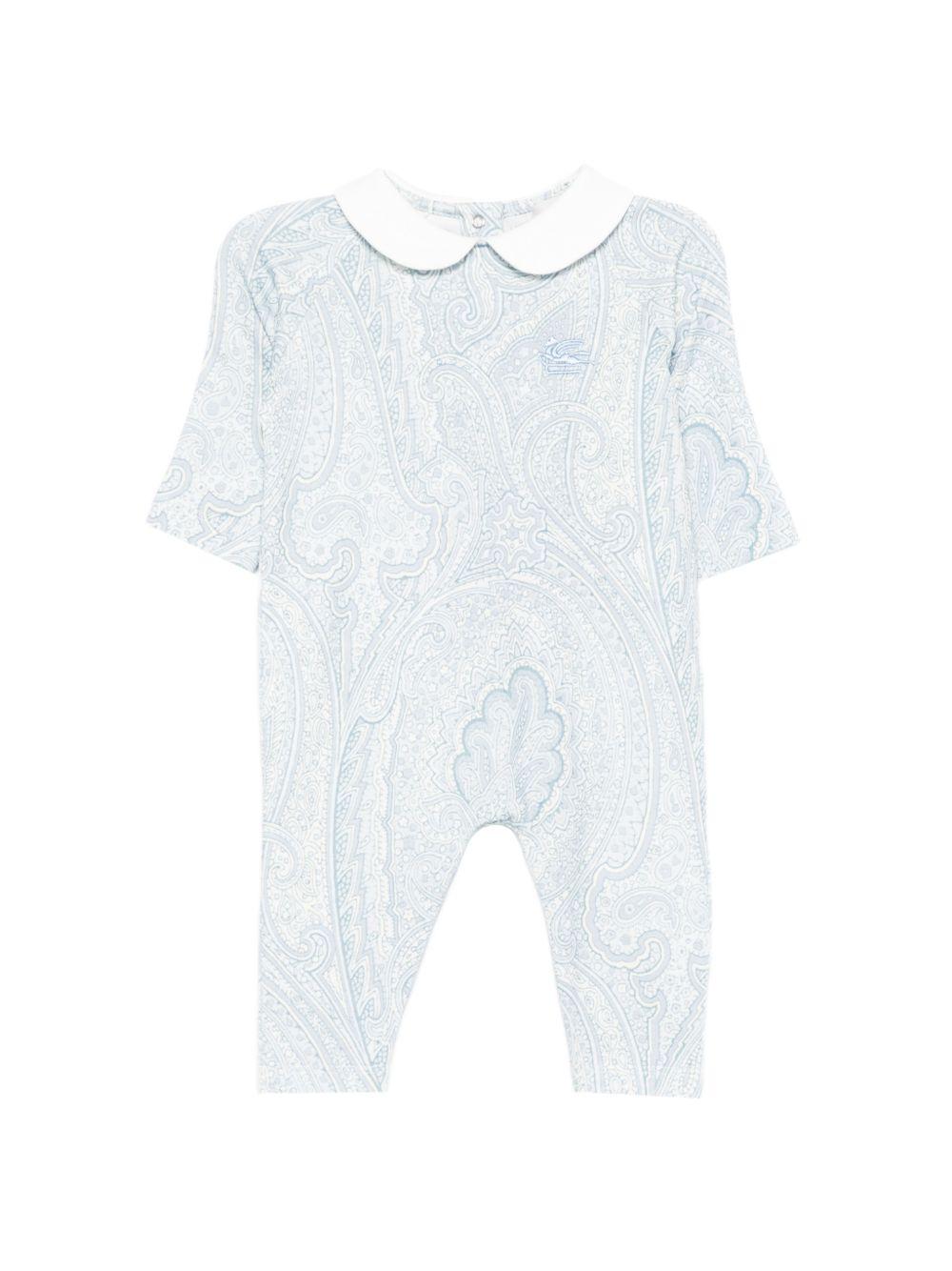 Tutine, bavaglino e cappellino per neonato ETRO KIDS azzurro con stampa paisley (3 pezzi) GYB530 Z3771 602 ETRO KIDS 